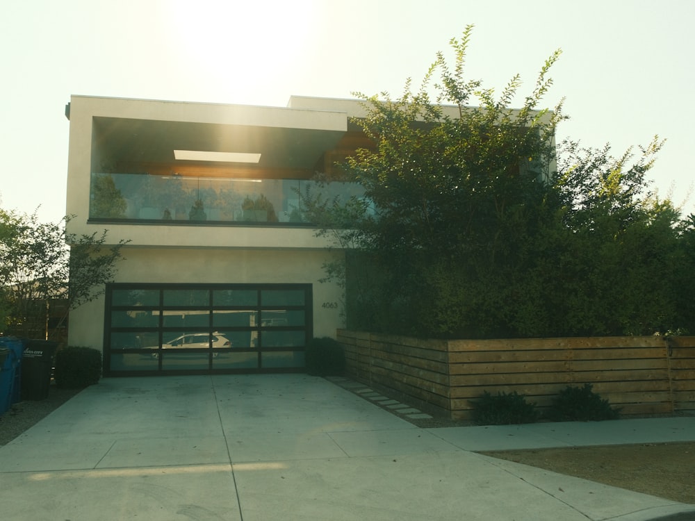 Clean home exterior and driveway